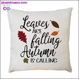 Plus Minus Co Happy Fall Y'all Pattern Pillowcases Cojines Pillow Case, view 5