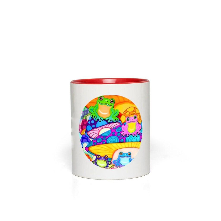 Plus Minus Co Happy Frog Accent Mugs
