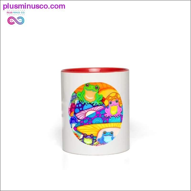 Plus Minus Co Happy frog Accent Mugs
