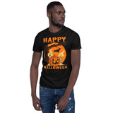 Plus Minus Co Happy Halloween Shirt, Halloween Shirt, Happy Halloween T-Shirt, Funny Halloween Tee, Halloween Shirt, Halloween Gift, Pumpkin Shirt, Bats, view 2