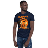 Plus Minus Co Happy Halloween Shirt, Halloween Shirt, Happy Halloween T-Shirt, Funny Halloween Tee, Halloween Shirt, Halloween Gift, Pumpkin Shirt, Bats, view 3