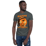 Plus Minus Co Happy Halloween Shirt, Halloween Shirt, Happy Halloween T-Shirt, Funny Halloween Tee, Halloween Shirt, Halloween Gift, Pumpkin Shirt, Bats, view 4