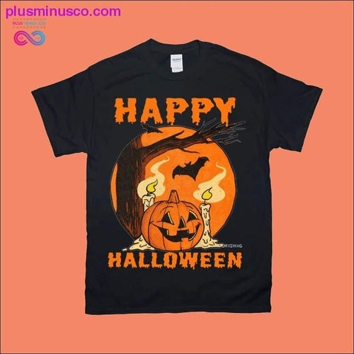 Plus Minus Co Happy Halloween T-Shirts