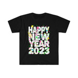 Plus Minus Co Happy New Year 2023 Shirt, Happy New Year 2023 tee, Family Gift, New Year party Shirt, 2023 Shirts, New Years Eve tee, Finally New year, view 2