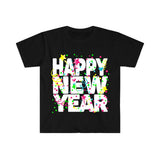 Plus Minus Co Happy New Year Shirt 2024 New Year Holiday T-shirt, view 2