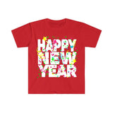 Plus Minus Co Happy New Year Shirt 2024 New Year Holiday T-shirt, view 3