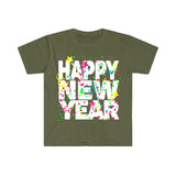 Plus Minus Co Happy New Year Shirt 2024 New Year Holiday T-shirt, view 4