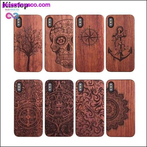 Plus Minus Co Hard Wood Case For iPhone 7/8/6/6s Plus