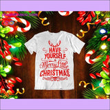 Plus Minus Co Have Yourself a Merry Little Christmas T-shirt, view 2