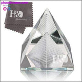 Plus Minus Co HD 2'' Egyptian Crystal Pyramid Home Decor Energy Healing, view 3