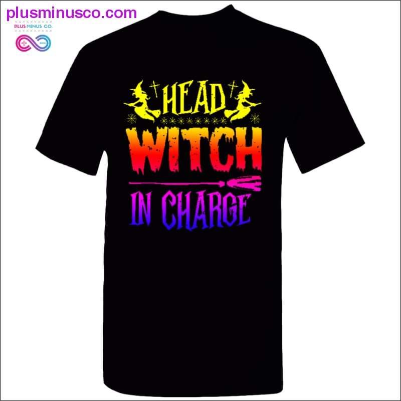 Plus Minus Co Head Witch In Charge T-Shirts