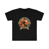 Plus Minus Co Headless Horseman T-Shirts, Patch 1820 Shirt, Sleepy Hollow T-Shirt, Pumpkin Head Shirt, Unisex Family Unisex Softstyle T-Shirt, view 2