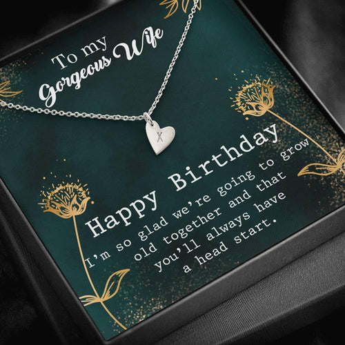 Plus Minus Co Heart,To My Wife Necklace Anniversary Gift For Wife,