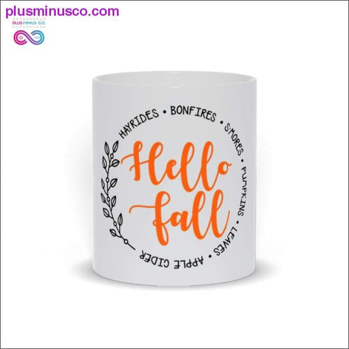Plus Minus Co Hello Fall Mugs