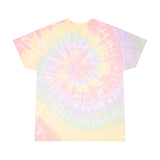 Plus Minus Co Her fight is our fight Breast Cancer Shirt,Cancer Survivor Shirt, Breast Cancer Awareness,Pink Ribbon Tie-Dye Tee, Spiral, view 3