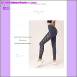 Plus Minus Co High Elasticity Sports Sexy Mesh Hip-lifting Fitness Pants, view 3