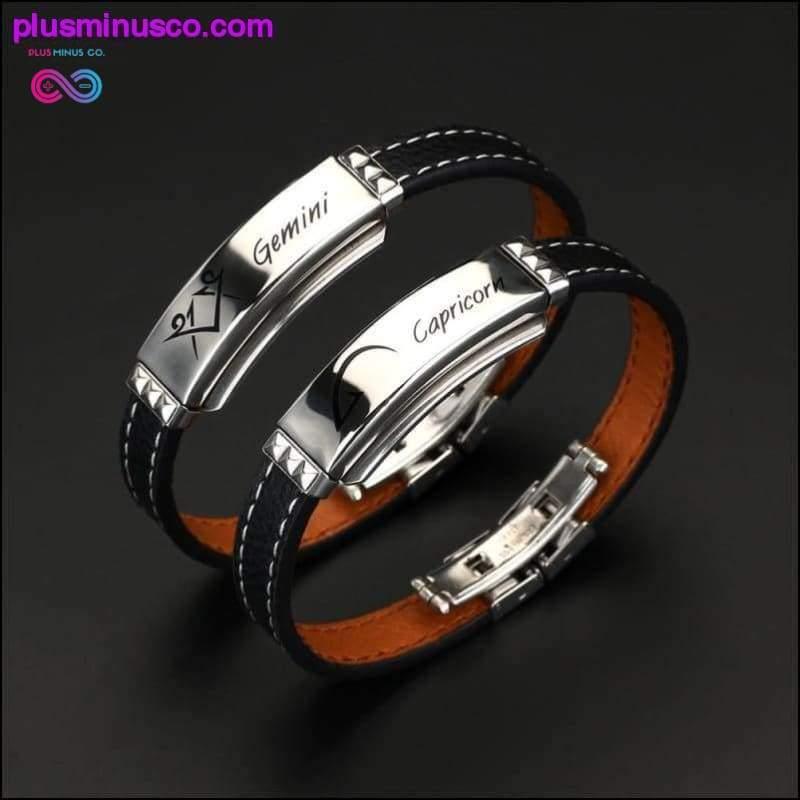 Plus Minus Co High Quality 12 Constellations Bracelet 2019 Fashion Jewelry