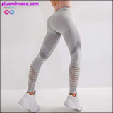 Plus Minus Co High Waist Push Up Seamless Sport Leggings, view 3