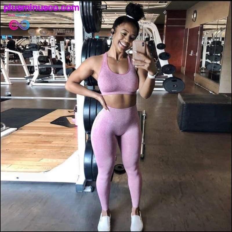 Plus Minus Co High Waist Seamless Leggings Push Up Leggings Fitness