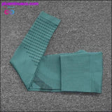 Plus Minus Co High Waist Seamless Women Hollow Out Gym Legging, view 4