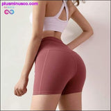Plus Minus Co High Waist Sexy Push-up workout Running Yoga Shorts at, view 2