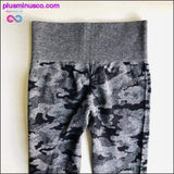 Plus Minus Co High Waist Workout Gym Yoga Pants Sport Legging, view 3
