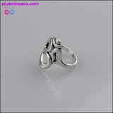 Plus Minus Co Hindu Jewelry,OHM Hindu Buddhist AUM OM Ring Hinduism unisex, view 3