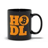 Plus Minus Co Hodl | Bitcoin Black Mugs, Bitcoin Mug, Crypto HODLER Mug, Gift for Crypto Trader, Gift for Crypto Investor, view 2