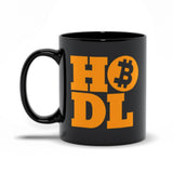 Plus Minus Co Hodl | Bitcoin Black Mugs, Bitcoin Mug, Crypto HODLER Mug, Gift for Crypto Trader, Gift for Crypto Investor, view 5