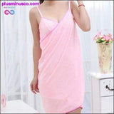 Plus Minus Co Home Textile Wearable Towel Dress for Women at, view 4