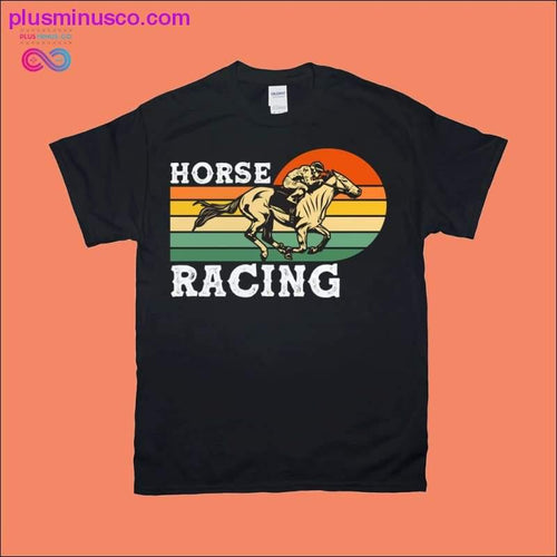 Plus Minus Co Horse Racing | Retro T-Shirts