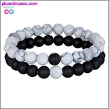 Plus Minus Co Hot 2pcs/set 7 Style Couples Distance Bracelet Natural Stone, view 2