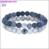 Plus Minus Co Hot 2pcs/set 7 Style Couples Distance Bracelet Natural Stone, view 5