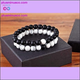Plus Minus Co Hot 2pcs/set 7 Style Couples Distance Bracelet Natural Stone, view 6