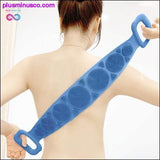 Plus Minus Co Hot Body Wash Silicone Body Scrubber Belt Double Side Shower, view 5