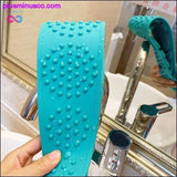 Plus Minus Co Hot Body Wash Silicone Body Scrubber Belt Double Side Shower, view 6