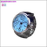 Plus Minus Co Hot Style Creative Steel Cool Elastic Analog Ring With, view 5