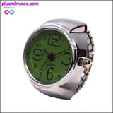 Plus Minus Co Hot Style Creative Steel Cool Elastic Analog Ring With, view 6
