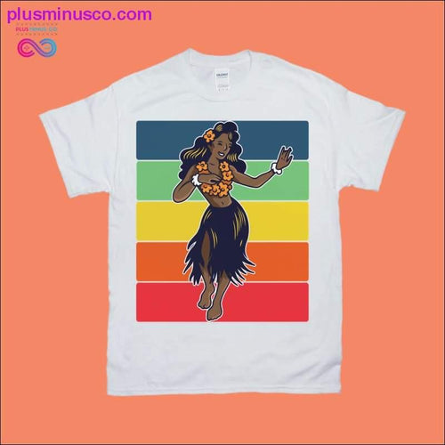 Plus Minus Co Hula Girl | Retro Sunset T-Shirts