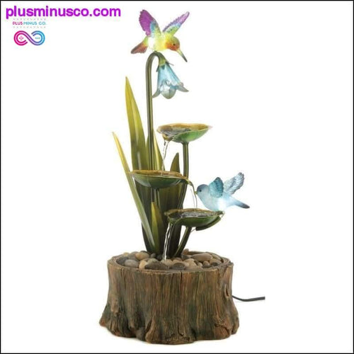 Plus Minus Co Hummingbird Haven Fountain