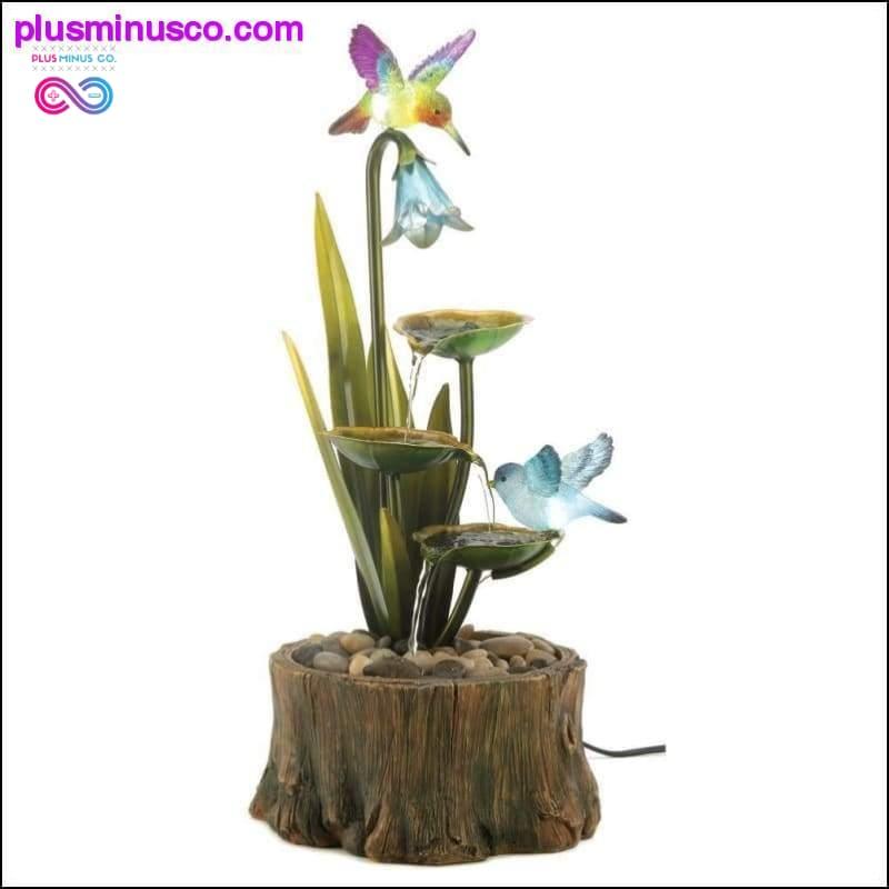 Plus Minus Co Hummingbird Haven Fountain