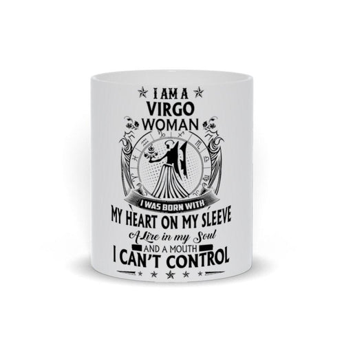 Plus Minus Co I Am A Virgo Woman Mugs Virgo Constellation Coffee Mug - Virgo Cups - Zodiac Gifts For Virgo - Virgo Birthday Gift - Zodiac Coffee Mug