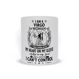 Plus Minus Co I Am A Virgo Woman Mugs Virgo Constellation Coffee Mug - Virgo Cups - Zodiac Gifts For Virgo - Virgo Birthday Gift - Zodiac Coffee Mug, view 6