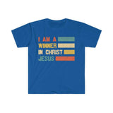 Plus Minus Co Religious T-Shirts, I Am a Winner Tee, In Christ Shirts, Jesus Love Shirt, Pray Love T Shirt, Spiritual Shirt, Gift for Religious, view 2