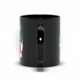 Plus Minus Co I Am Full Of Holiday Spirit And It'S Called Vodka Christmas Party Classic Black Mugs, view 5