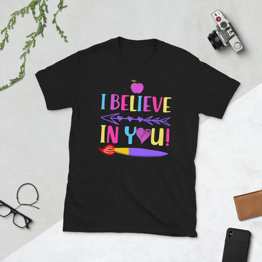Plus Minus Co I believe in you, Teaching, Special education, Educator Tshirt