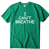 Plus Minus Co I Can't Breathe Letter Print Short Sleeve T-Shirt, view 2