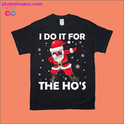 Plus Minus Co I Do It For The Hos Dabbing Santa Claus Christmas Kids Boys