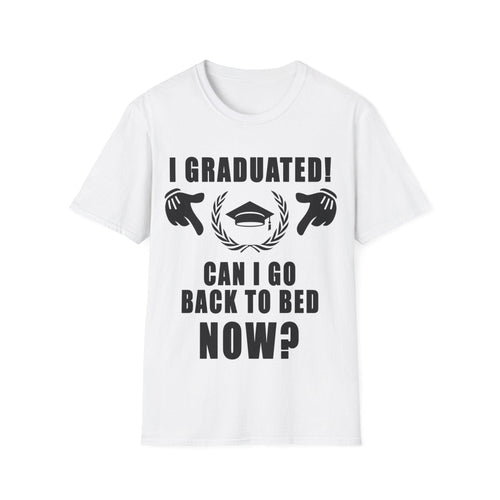 Plus Minus Co I Graduated! Can I Go Back To Bed Now? T-Shirts,2022 Graduates, Graduation 2022, Senior Class Of 2022,Graduation Tee School Pride School