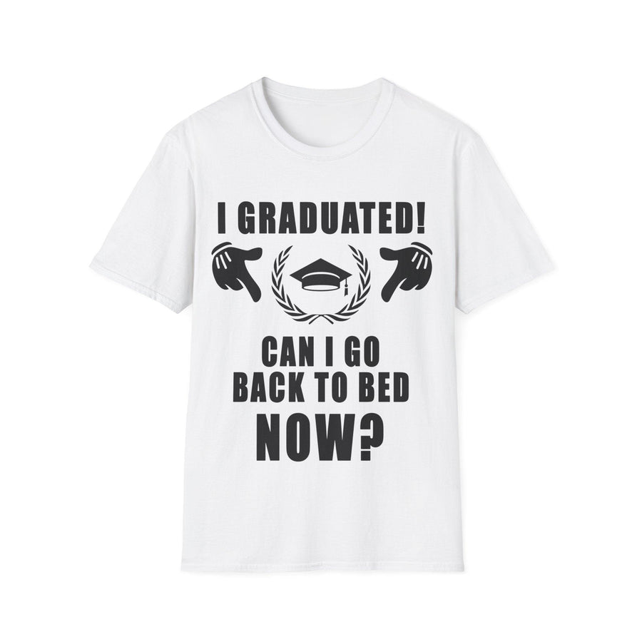 Plus Minus Co I Graduated! Can I Go Back To Bed Now? T-Shirts,2022 Graduates, Graduation 2022, Senior Class Of 2022,Graduation Tee School Pride School